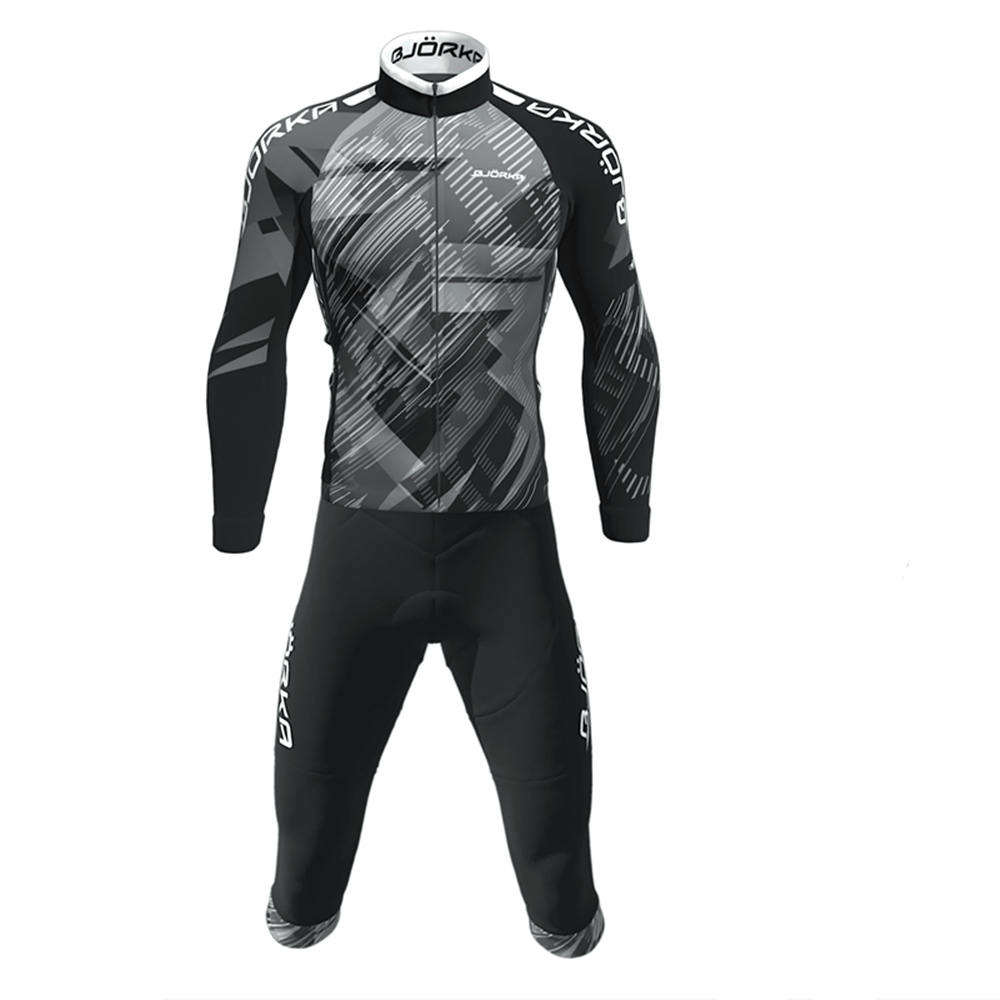 Cycling Community - İlkbahar/sonbahar Bjorka bisiklet uzun kollu Jersey