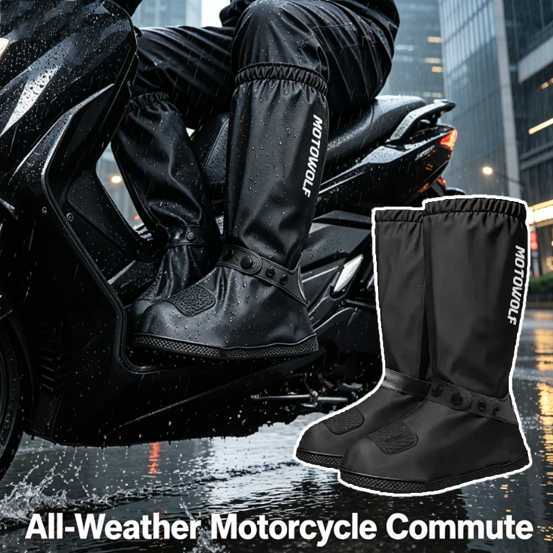 Cycling Commute In Rain - Dış Mekan Ulaşım İçin Tüp Yağmur