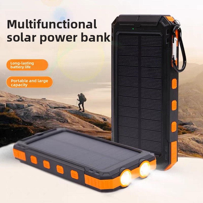 Usb Charger Dynamo - Güneş Enerjili Su Geçirmez Taşınabilir Şarj