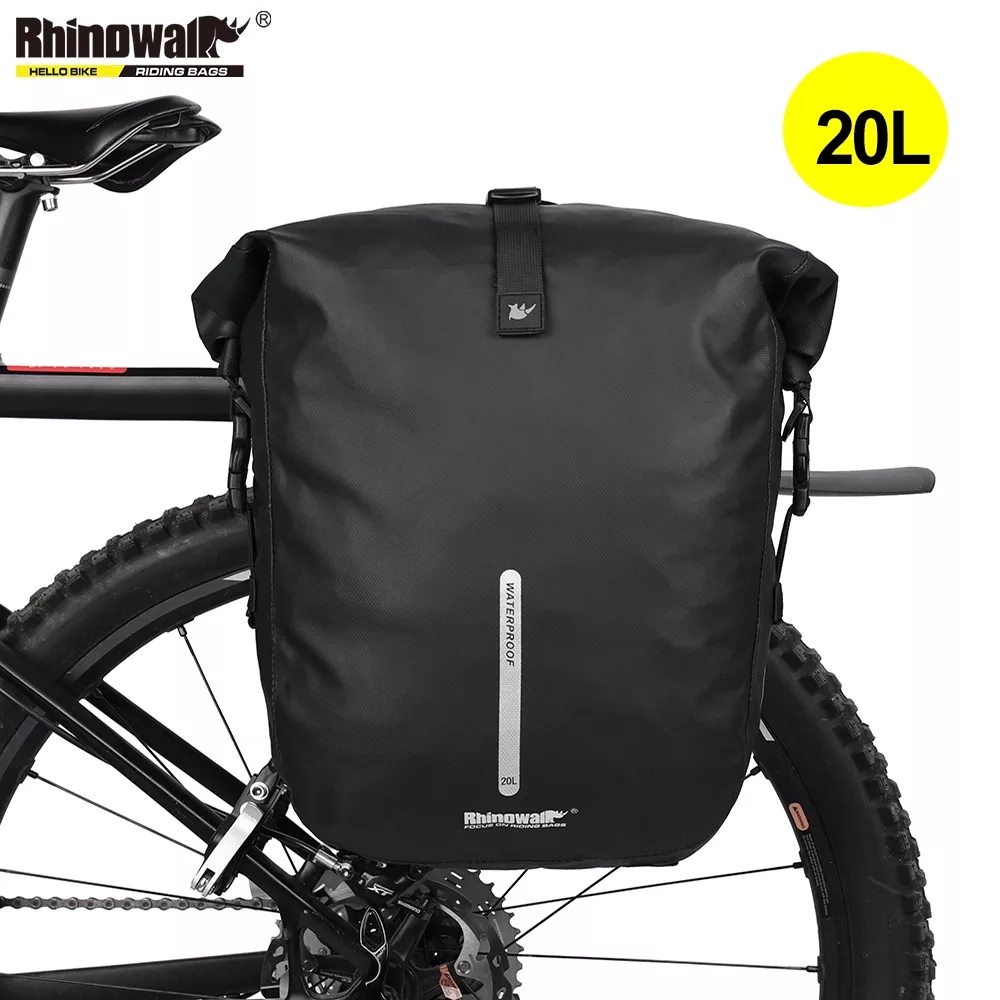 Cycling Commute Backpack - Rhinowalk su geçirmez bisiklet küfe sırt