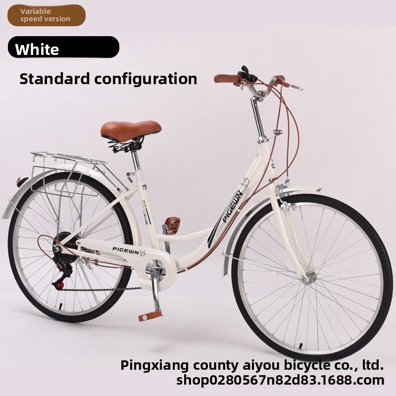 Cycling Commute Speed - 24/26 İnç Vintage Hafif Şehir Bisikleti,