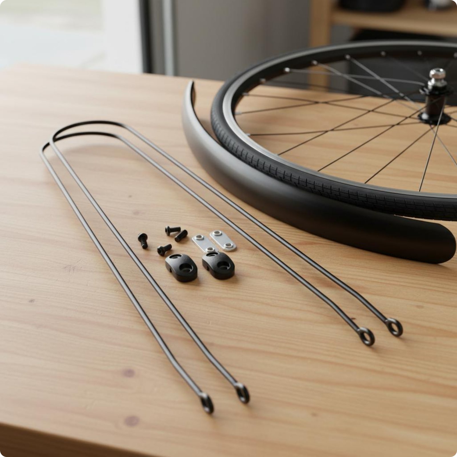Cycling In City - 28 İnç Bisiklet Çamurluk Braketi Metal