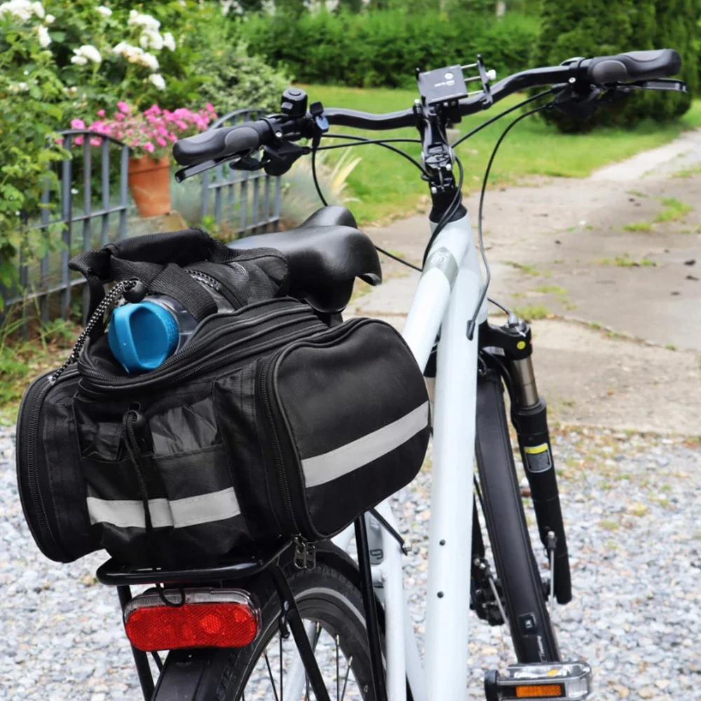 Cycling Commute In Rain - Bisiklet Bagaj Çantası 27L Bisiklet Rafı