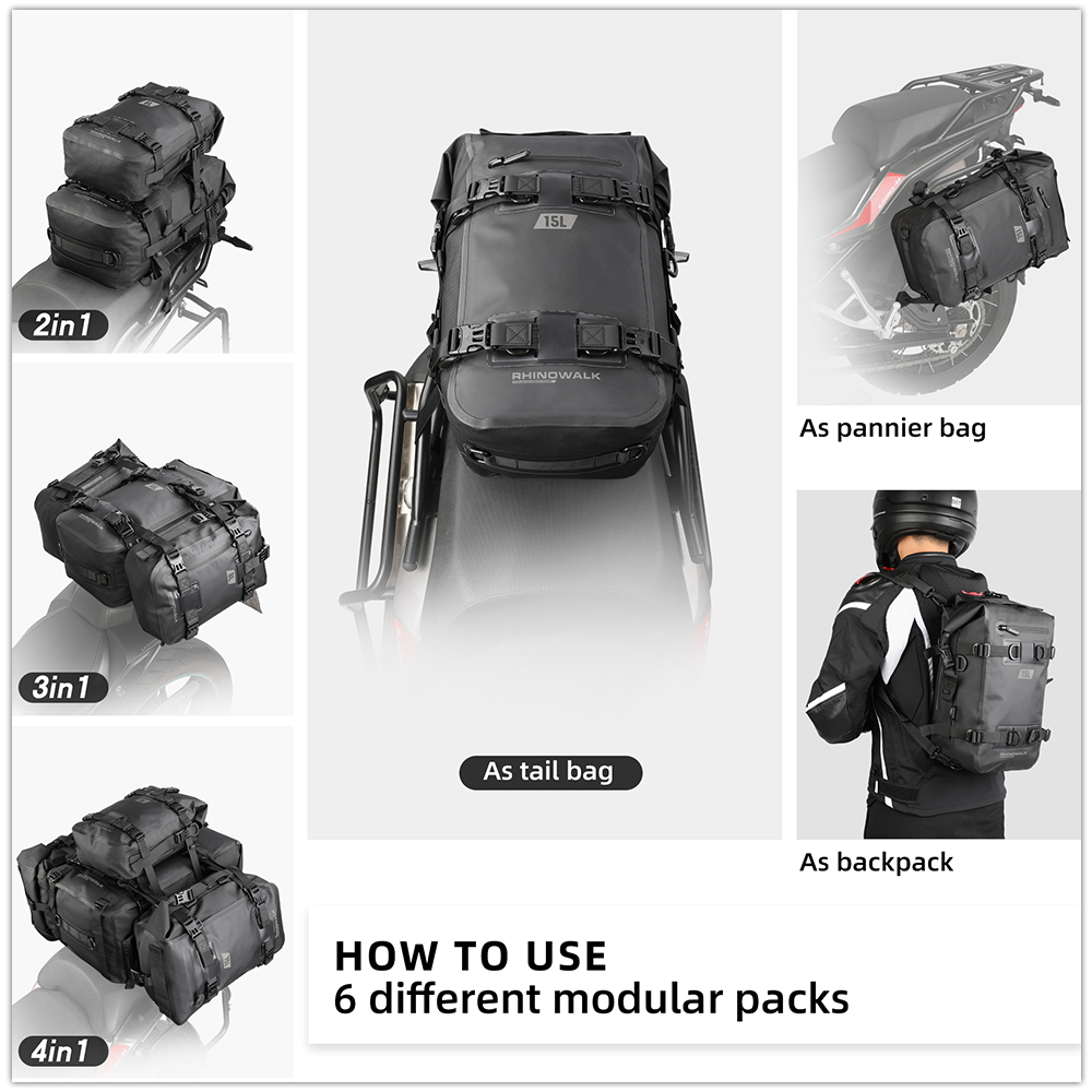 Rhinowalk motosiklet kuyruk ça - Cycling Commute Backpack incelemesi ve fiyatı